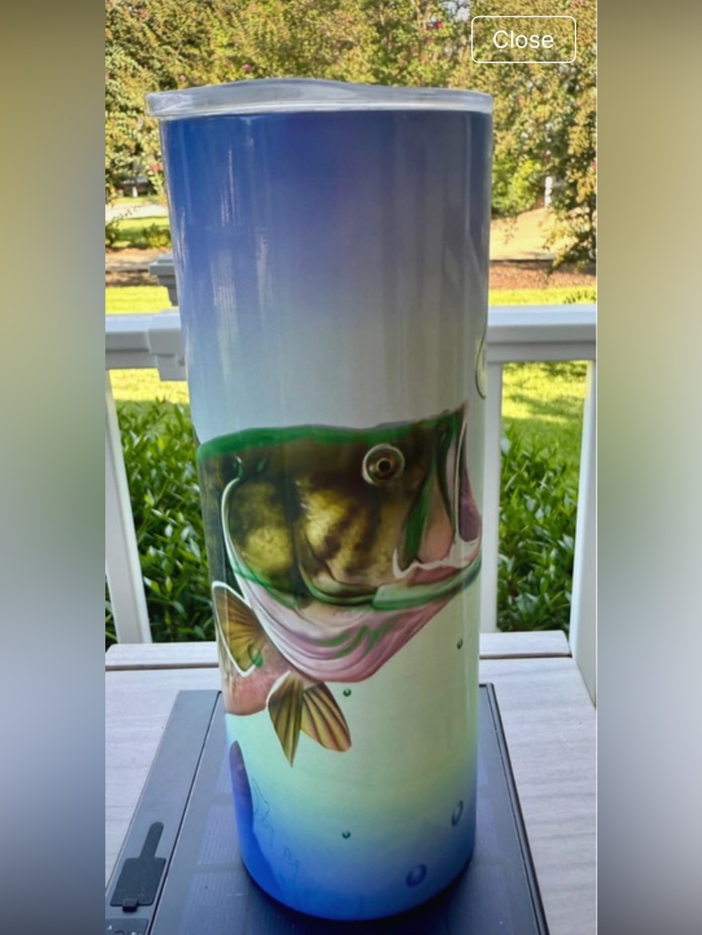 Gone Fishing 20 ounce
Custom tumbler
